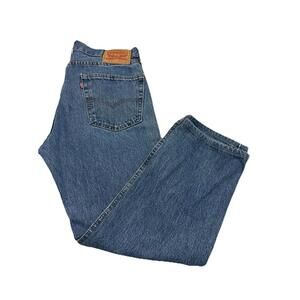 Vintage MIM Men’s Levi 505 Original Fit Medium Wash Straight Leg Size 33x29